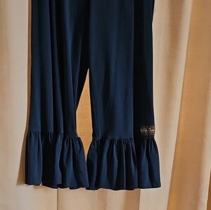 Matilda Jane Navy Ruffle Hem Pants